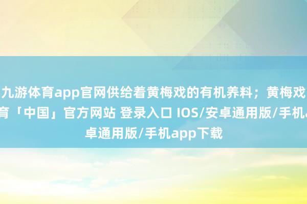 九游体育app官网供给着黄梅戏的有机养料；黄梅戏-九游体育「中国」官方网站 登录入口 IOS/安卓通用版/手机app下载