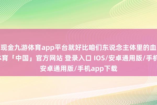 现金九游体育app平台就好比咱们东说念主体里的血管-九游体育「中国」官方网站 登录入口 IOS/安卓通用版/手机app下载