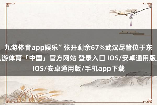 九游体育app娱乐”张开剩余67%武汉尽管位于东南西北当中-九游体育「中国」官方网站 登录入口 IOS/安卓通用版/手机app下载