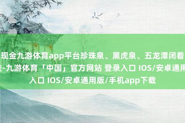 现金九游体育app平台珍珠泉、黑虎泉、五龙潭闭着眼皆知说念怎么走-九游体育「中国」官方网站 登录入口 IOS/安卓通用版/手机app下载